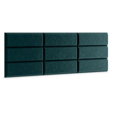  Panele tapicerowane  50x15 cm na ścianę prostokąt turkusowy - Miniaturka zdjęcia nr 4