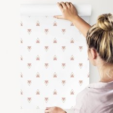 Tapeta GEOMETRYCZNA Minimalistyczne Trójkąty Wzór 53x1000  - Miniaturka zdjęcia nr 8