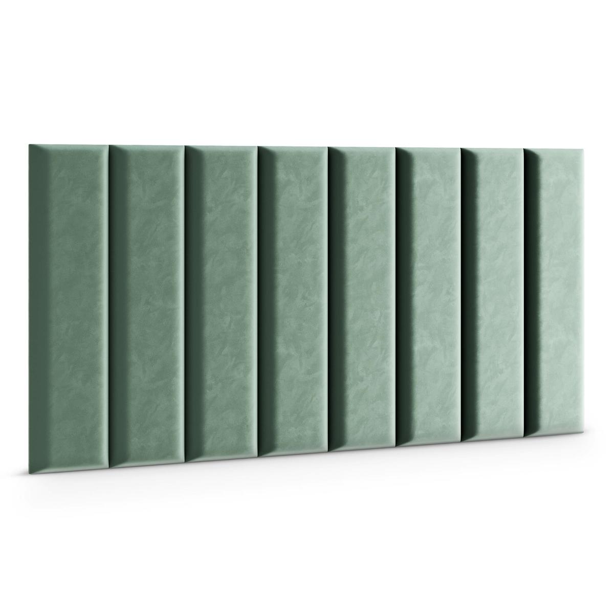 Panele tapicerowane 70x15 na ścianę magic velvet miętowy