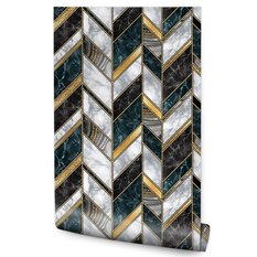 Tapeta Nowoczesna Mozaika MARMUR Styl Art Deco 3D  - Miniaturka zdjęcia nr 1