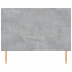 Stolik kawowy 90x50x40 cm z półką i szafką szarość betonu elegancki do salonu - Miniaturka zdjęcia nr 7