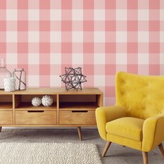 Tapeta Pastelowa KRATA Minimalistyczny Wzór Dekor 53x1000  - Miniaturka zdjęcia nr 3