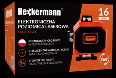 Poziomica laserowa Heckermann 16 linii 4DH NOWA - Miniaturka zdjęcia nr 14