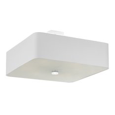 Plafon LOKKO 45 biały 25x45x45cm E27 nowoczesna lampa do salonu - Miniaturka zdjęcia nr 1