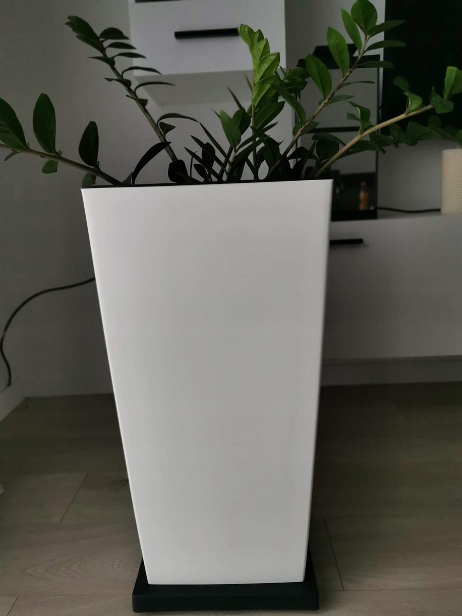 Doniczka wysoka DURS225 z wkładem Biała 16,5l nr. 8