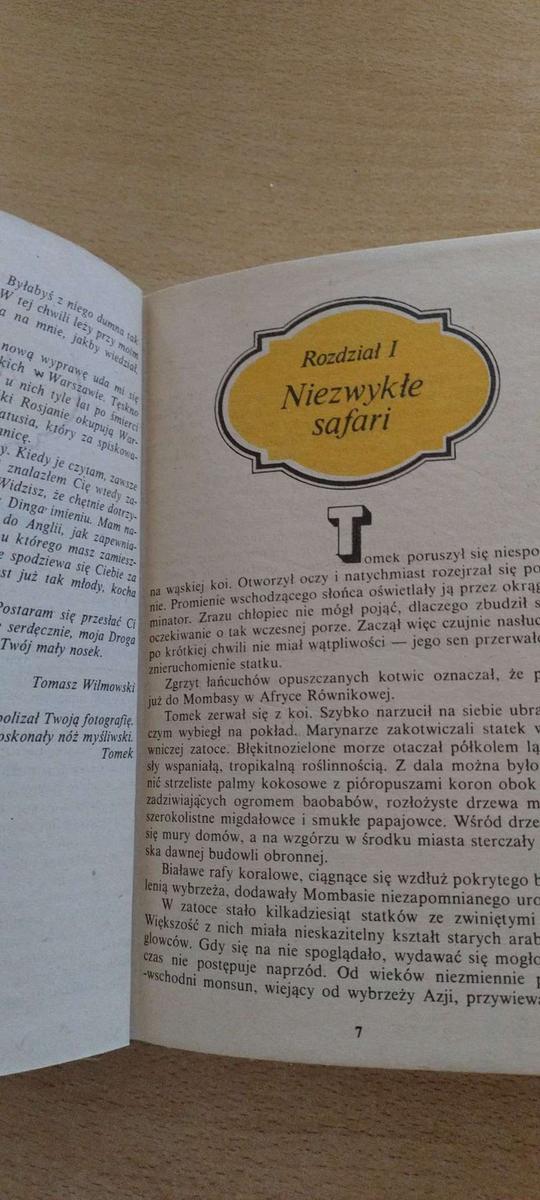 Książka  Przygody Tomka na czarnym lądzie. nr. 4