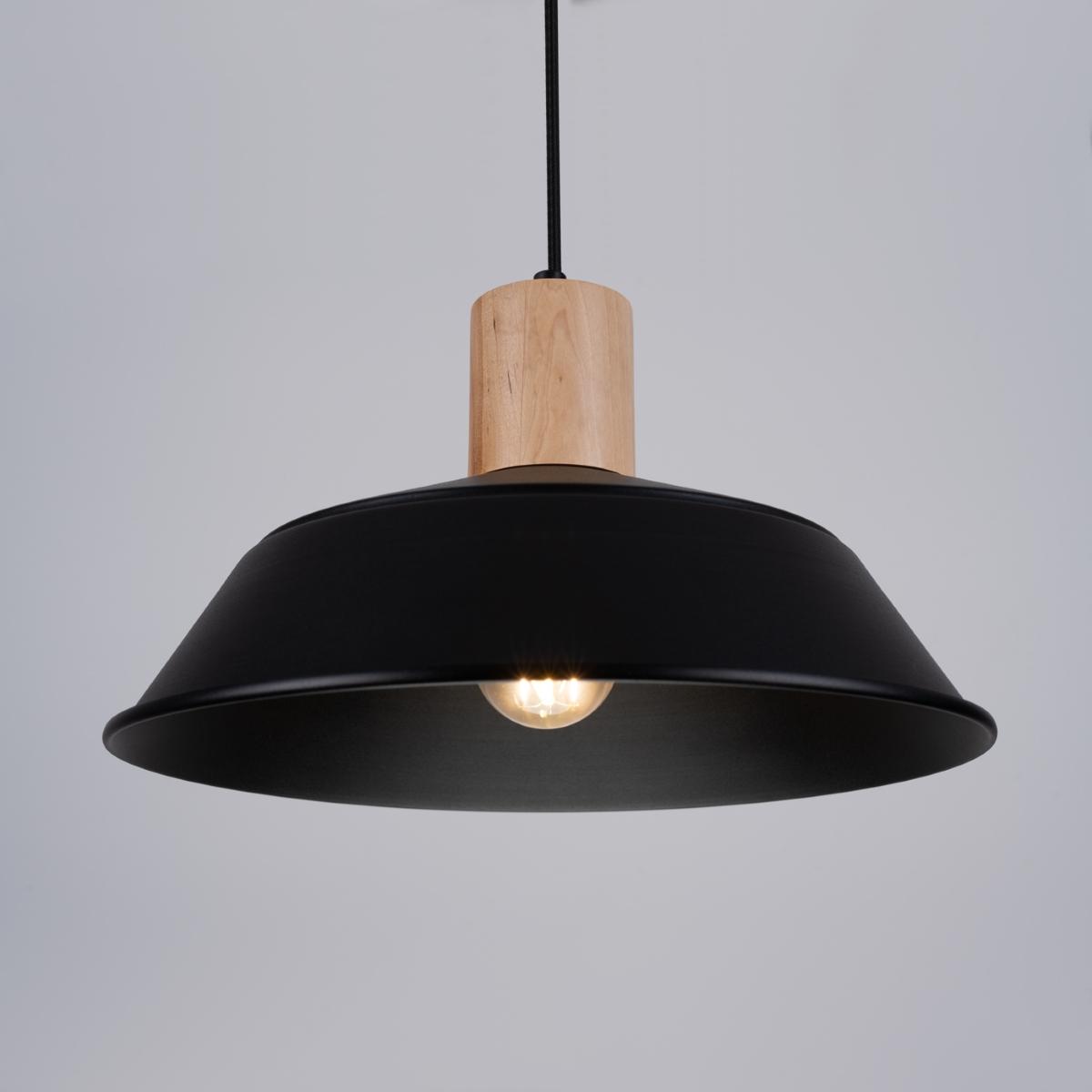 Lampa wisząca FANO czarna 120x34x34cm nowoczesna E27 do salonu nr. 9