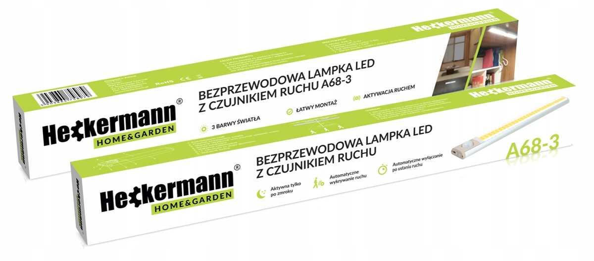 Lampa z detektorem ruchu 120LED 30cm Heckermann A68-3 Tricolor nr. 9