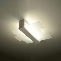 Plafon FENIKS 2 biały 12x43x43cm nowoczesna lampa E27 do salonu - Miniaturka zdjęcia nr 3