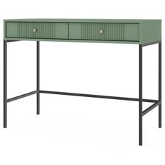 Toaletk Iseo 104 cm do sypialni garderoby smoke green zielony czarny - Miniaturka zdjęcia nr 3