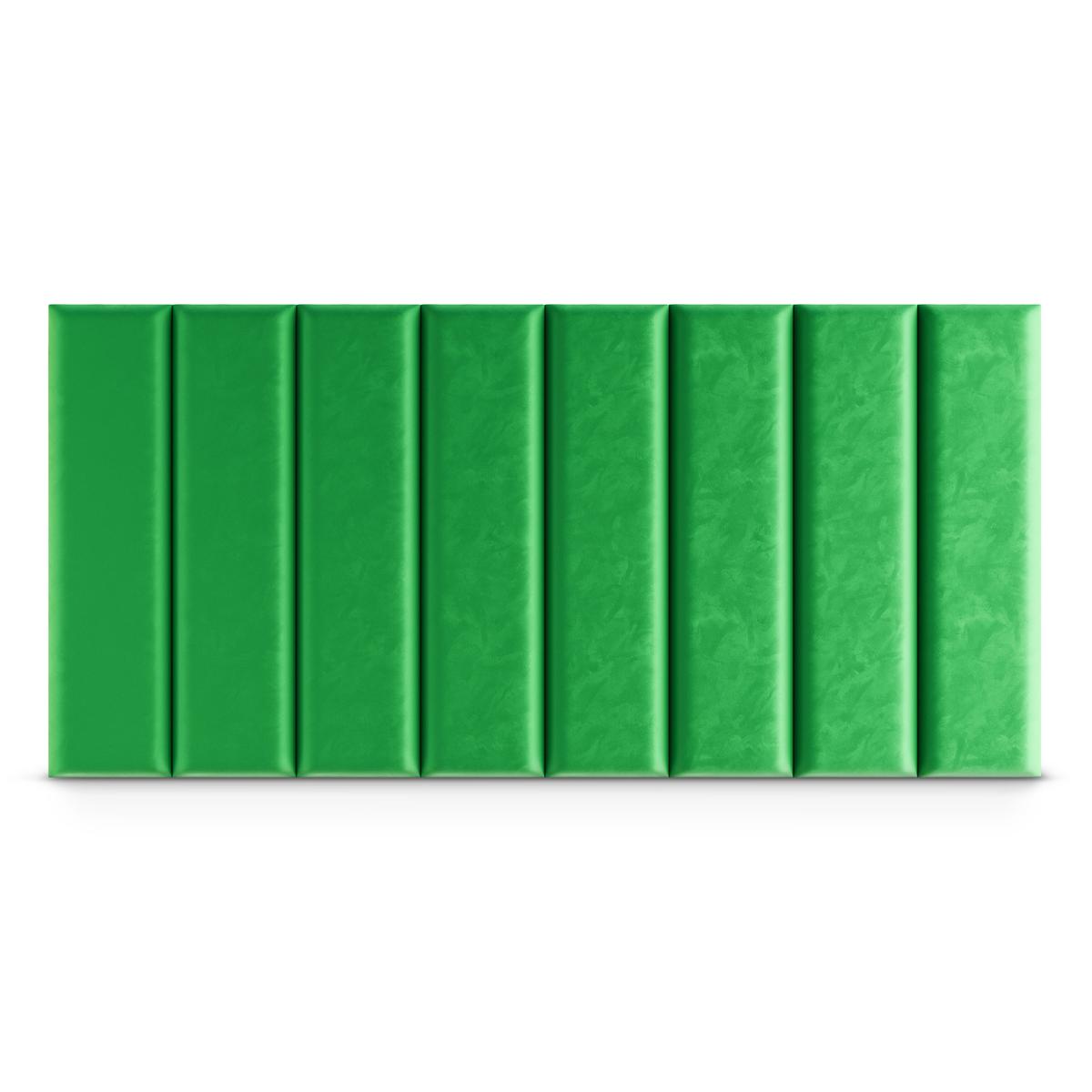 Panele tapicerowane 70x15 cm na ścianę magic velvet zielony nr. 4