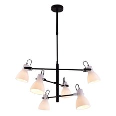 Lampa sufitowa K-8108 KANTI 60x100x60 cm do salonu lub pokoju biały/czarny