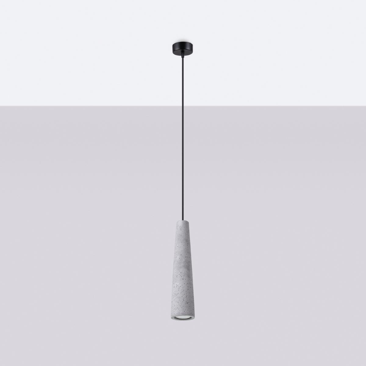 Lampa wisząca ELECTRA beton 125x8x8cm nowoczesna G10 do salonu nr. 2