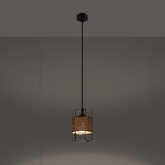 Lampa wisząca GIZUR 1 130x15x15cm nowoczesna E27 do salonu - Miniaturka zdjęcia nr 3