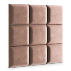 Panele tapicerowane 50x50 na ścianę magic velvet różowy - Miniaturka zdjęcia nr 3