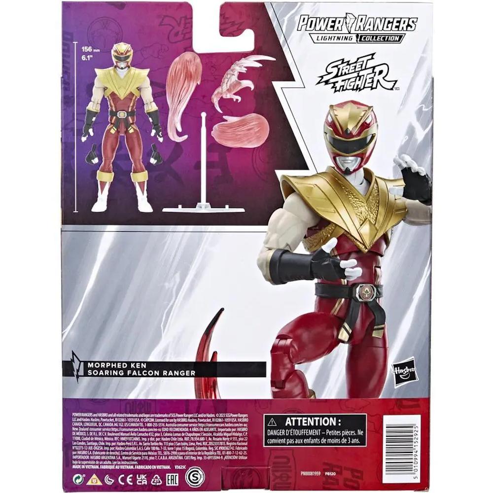 Power rangers x street fighter collection morphed ken soaring falcon ranger dla dziecka nr. 5