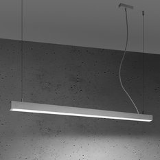 Lampa wisząca PINNE 117 biała 4000K 150x6x118cm nowoczesna LED do salonu - Miniaturka zdjęcia nr 3