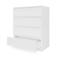 Komoda MARTUSIA 80x40x97 cm 4 szuflady biała do salonu i sypialni - Miniaturka zdjęcia nr 3