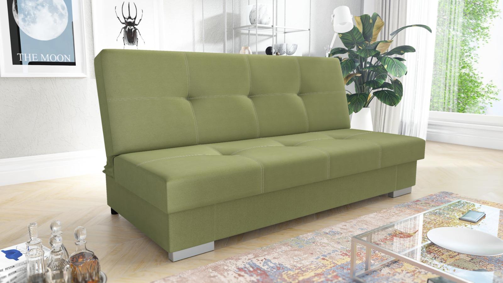 Wersalka Axel 90x195x91 cm do salonu tkanina obiciowa SAVANA PISTACHIO pistacjowy nr. 3