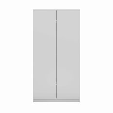 Szafa garderoba MARTUSIA 90x180x50 cm drzwi półki do przedpokoju lub pokoju biała bestseller - Miniaturka zdjęcia nr 13
