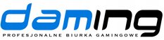 Biurko gamingowe model 1 Low czarne led 160x71x80 cm - Miniaturka zdjęcia nr 10