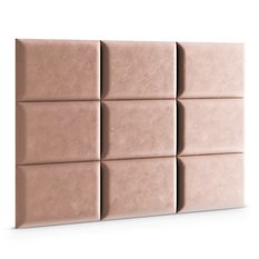 Panele tapicerowane 50x40 na ścianę magic velvet różowy - Miniaturka zdjęcia nr 3