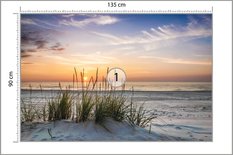 Fototapeta Plaża MORZE Zachód Słońca 3D Pejzaż Krajobraz Natury - Miniaturka zdjęcia nr 2