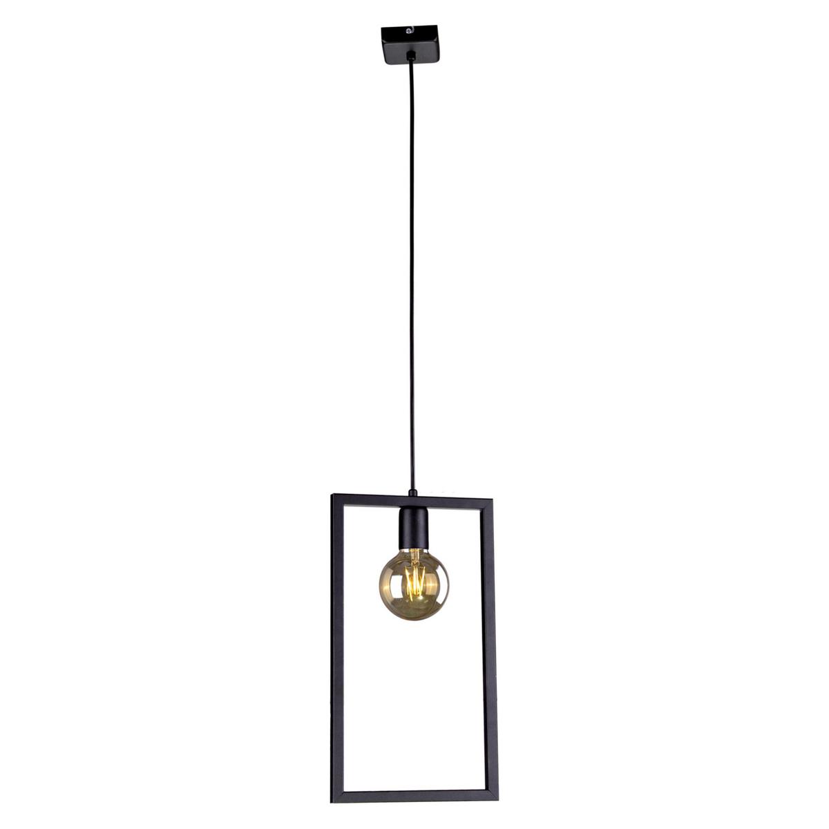 Lampa wisząca K-4031 LAVAYA 24x110x42 cm do salonu lub pokoju czarny