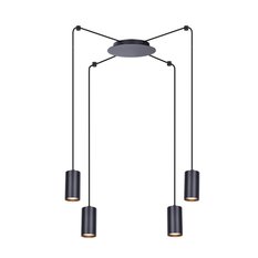 Lampa wisząca K-4897 PUERTO 400x200x18 cm do salonu lub pokoju czarny - Miniaturka zdjęcia nr 1