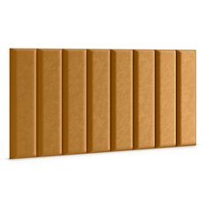 Panele tapicerowane 80x20 cm na ścianę prostokąt żółty - Miniaturka zdjęcia nr 3