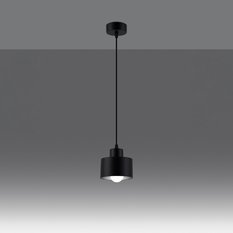 Lampa wisząca SAVAR 1 czarna 120x12x12cm nowoczesna E27 do salonu - Miniaturka zdjęcia nr 3