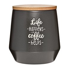 Pojemnik na kawę Coffee Culture 1 l Cilio czarny - Miniaturka zdjęcia nr 1