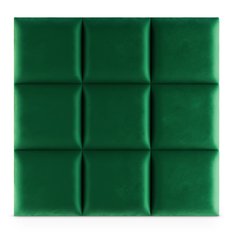 Panele tapicerowane 30x30 na ścianę magic velvet butelkowa zieleń - Miniaturka zdjęcia nr 4