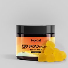 Żelki Konopne CBD BEZ CUKRU 750MG Cytrynowe  - Polskie - Miniaturka zdjęcia nr 1