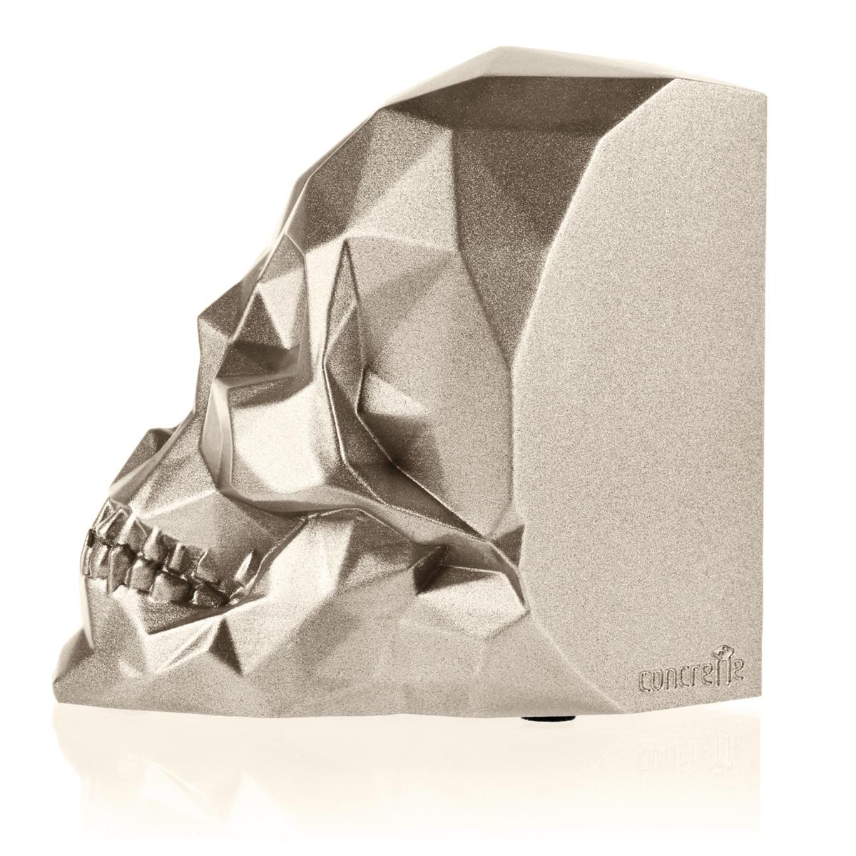 Podpórka do książek Skull Low-Poly Brass Poli nr. 3