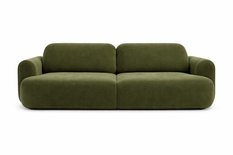 Kanapa z funkcją spania ITALY 250x100x82 cm BLUVEL 77 trzyosobowa sofa rozkładana khaki - Miniaturka zdjęcia nr 3