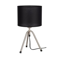 Lampa stołowa Tami 1xE27 Max.60W  1.0  24x24 cm satynowo-czarna  do pokoju