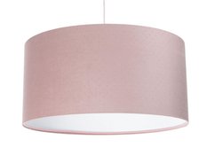 Lampa wisząca 40cm pudrowy róż pikowana JASMIN BEBE do salony sypialni pokoju dziecka - Miniaturka zdjęcia nr 2