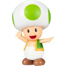 SUPER MARIO JAKKS ORYGINALNA RUCHOMA FIGURKA ZIELONY ROPUCH GREEN TOAD 5cm - Miniaturka zdjęcia nr 2