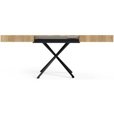 Stół 120x90x80 cm rozkładany Aurora X natural halifax oak do jadalni - Miniaturka zdjęcia nr 5