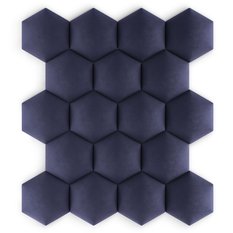 Panele tapicerowane 35x40 cm hexagon magic velvet lawendowy  - Miniaturka zdjęcia nr 7