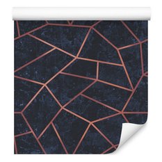 Tapeta do Salonu w Stylu SOHO Geometryczny Wzór 3D  - Miniaturka zdjęcia nr 5