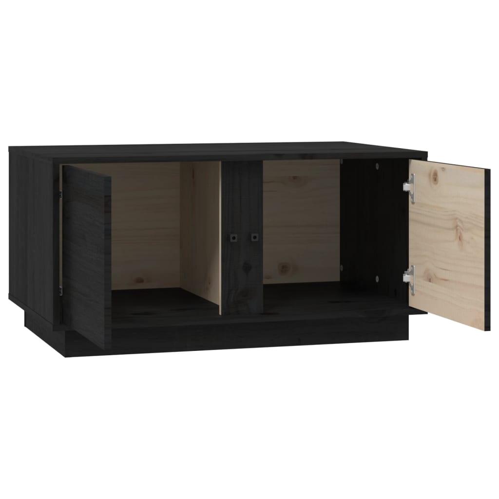 Stolik kawowy 80x50x40 cm z pojemnymi szufladami z litego drewna sosnowego do salonu nr. 8