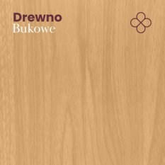 Krzesło bukowe Villa14 79x56x48 cm drewniane zaokrąglone do salonu w kolorze dąb naturalny z czarnym welwetowym siedziskiem - Miniaturka zdjęcia nr 6