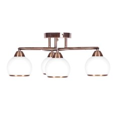 Lampa sufitowa K-JSL-6084/4 AB LARA 58x23x58 cm do salonu lub pokoju patyna - Miniaturka zdjęcia nr 1