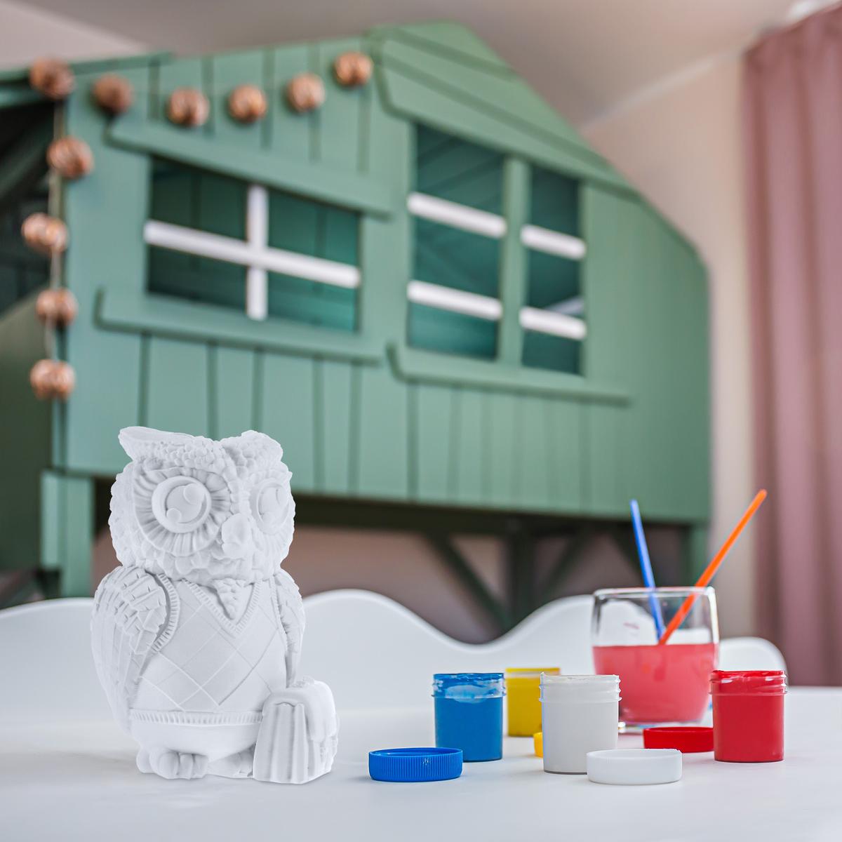 Kolorowanka 3D Funny Owl nr. 5