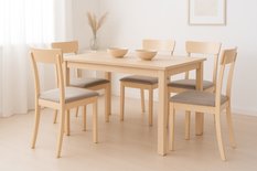 Krzesło drewniane LIVA 86x40x43 cm drewniane bukowe do jadalni dąb sonoma ciemny beż - Miniaturka zdjęcia nr 4