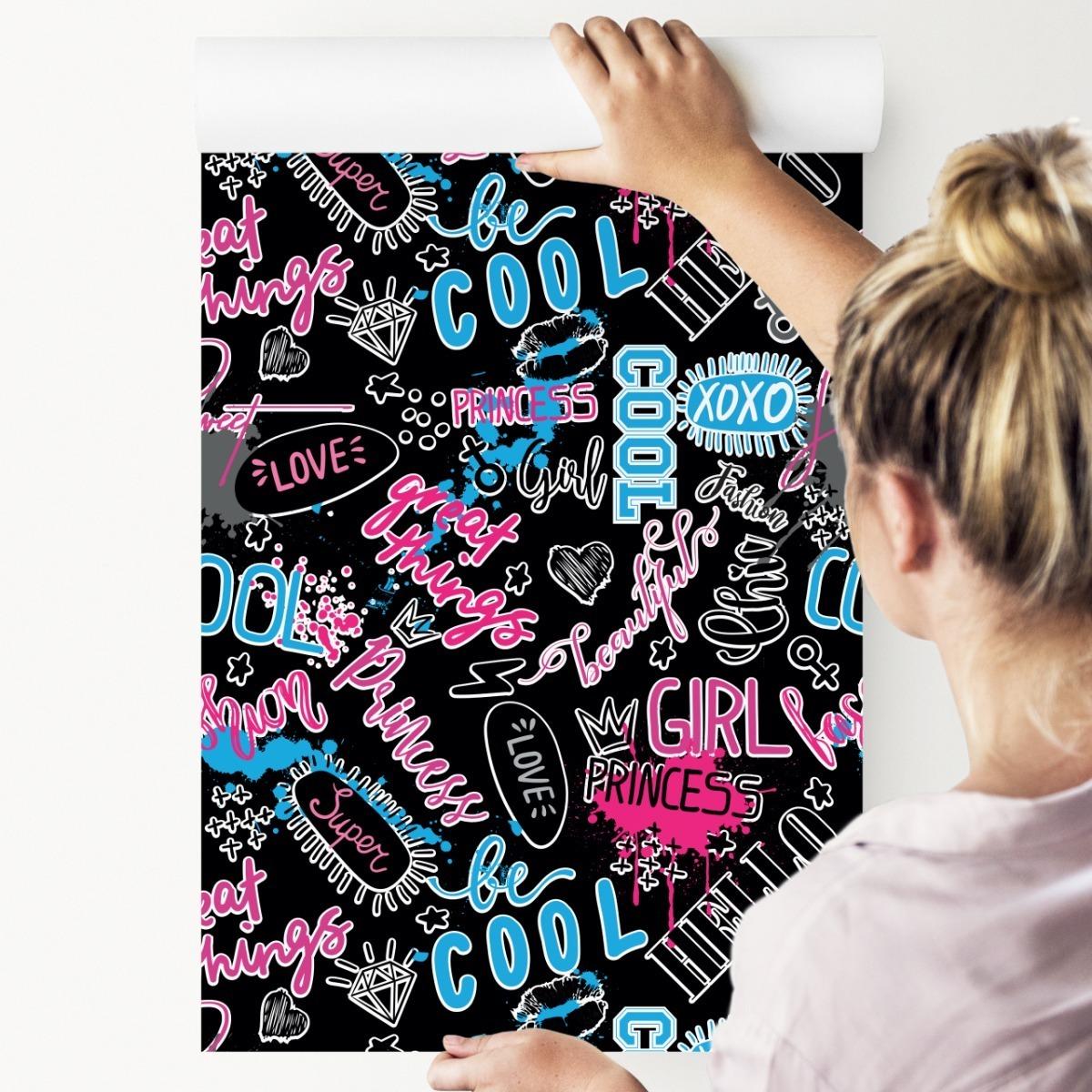 Tapeta Młodzieżowa NAPISY Girl Power Typografia  nr. 7