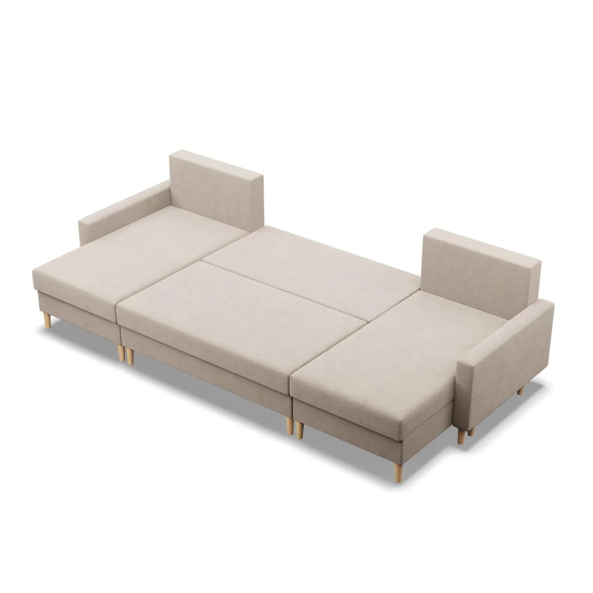 Narożnik Sofa Kanapa typ U Blank ciemnoszary nr. 8