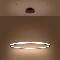 Żyrandol RISA 90 czarny LED 160x90x90cm nowoczesna lampa wisząca LED do salonu - Miniaturka zdjęcia nr 3